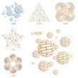 Abstract background with circle elements. Abstract background with circle elements.