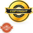 COPYRIGHT. Vector illustration.