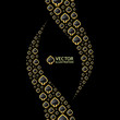 Gambling composition. Abstract background.