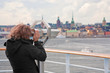 view on Stockholm city in autumn day view on Stockholm city in autumn day