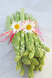 Spargel mit Blüte