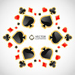 Vector: Vector gambling composition. Abstract illustration. Vector gambling composition. Abstract illustration.