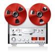 Vintage analog Stereo reel to reel tape deck player recorder vec