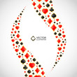 Vector: Vector gambling composition. Abstract illustration. Vector gambling composition. Abstract illustration.