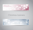 Set of vector christmas / New Year banners Set of vector christmas / New Year banners