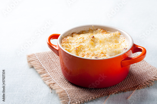 Photo: Potato gratin with béchamel Potato gratin with béchamel