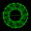 Abstract background with green boxes Abstract background with green boxes