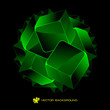 Abstract background with green boxes Abstract background with green boxes