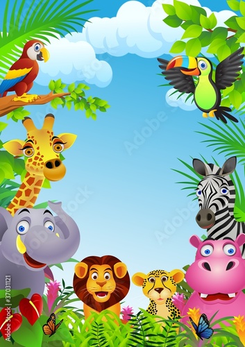 Vector: Animal cartoon Animal cartoon