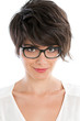 Young woman with glasses