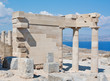 Ruins of the Temple of Athena Lindia in Lindos, Rhodes, Greece