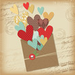 Vector: Greeting letter, Valentine's Day Greeting letter, Valentine's Day