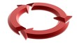 red Arrows sign loop animation