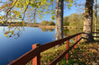 Beautiful autumn's view