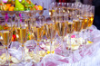 glasses of champagne glasses of champagne