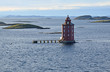 Leuchtturm Kjeungskjær, vor Trondheimsfjorden Leuchtturm Kjeungskjær, vor Trondheimsfjorden