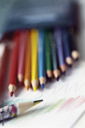 Photo: Set of colored pencils Set of colored pencils