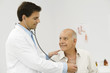 Doctor conducting medical exam