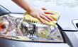 Hand with sponge