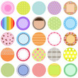 A Cute Collection of Vector Labels / Cards / Tags pastel colors A Cute Collection of Vector Labels / Cards / Tags pastel colors