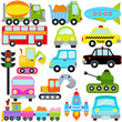 A set of cute Vector Icons : Car / Vehicles / Transportation A set of cute Vector Icons : Car / Vehicles / Transportation