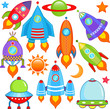 vector collection of spaceship, Spacecraft, Rocket, UFO vector collection of spaceship, Spacecraft, Rocket, UFO