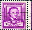Edgar Allan Poe. United States Postage. Edgar Allan Poe. United States Postage.