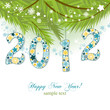 New year 2012 background