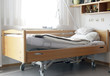 Bett im Pflegeheim