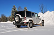 Geländewagen offraod Winter Schnee