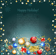vector background with New Year's celebration with balloons vector background with New Year's celebration with balloons