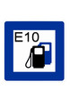 Tankstelle E10 Super Benzin