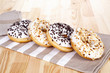 Donuts. Sweet breakfast. Donuts. Sweet breakfast.