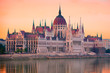 The House of Parliament, Budapest, at sunrise