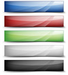 Banners with shadow