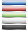 Banners with shadow
