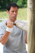 Man doing exercise