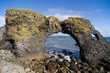 Volcanic rock arch in Iceland Volcanic rock arch in Iceland