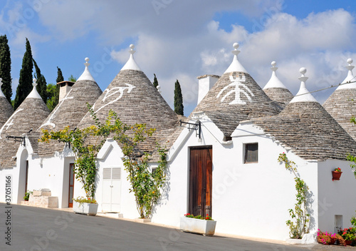 Photo: Trulli houses, Alberobello, Italy, Puglia Trulli houses, Alberobello, Italy, Puglia