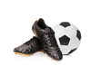 Foto: Football shoes and a football Football shoes and a football