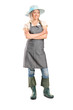 Portrait of a smiling female farmer with her hands crossed