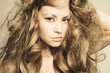 Beautiful woman with magnificent hair Beautiful woman with magnificent hair