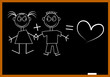 blackboard love