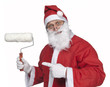 Foto: Babbo natale con rullo per pittura Babbo natale con rullo per pittura