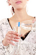 woman drink water