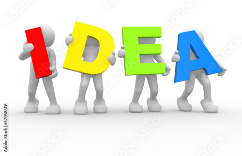 Illustration: Word"Idea" Word"Idea"