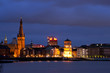 Landmarks of Old City (Altstadt) Dusseldorf at night Landmarks of Old City (Altstadt) Dusseldorf at night