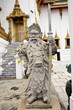 temple guardian statue in wat phra kaew, bangkok temple guardian statue in wat phra kaew, bangkok