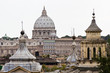 Photo: Dome of St. Peter's Basilica and other churches of Rome. Dome of St. Peter's Basilica and other churches of Rome.