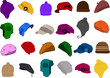 Set of a hat icon